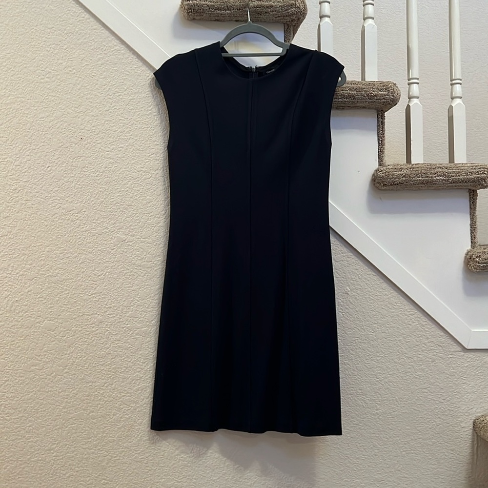 Navy Theory shift dress